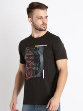 Mens Printed Round Neck T-Shirt